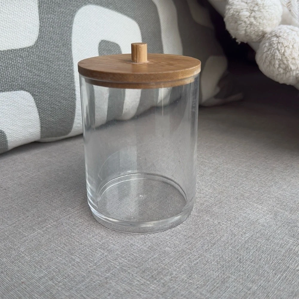Storage Jar with Bamboo Lid